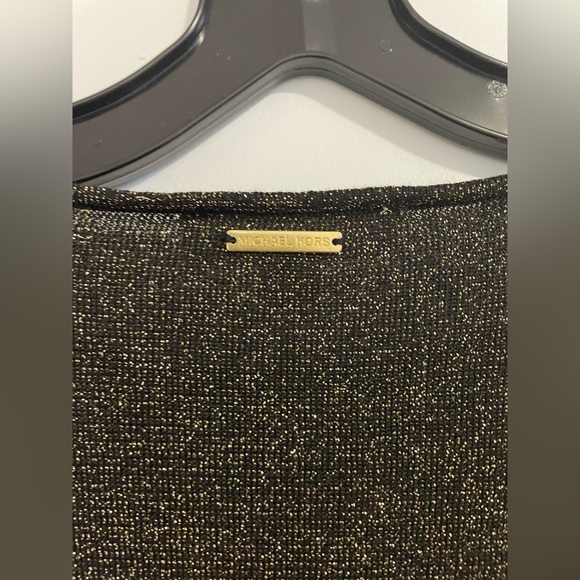 Michael Kors Gold Glitter Grommet Sweater - Picture 4 of 6